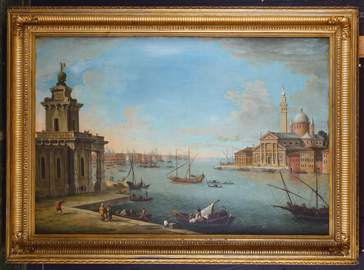 Bacino di San Marco, Venedik, San Giorgio Maggiore Kilisesi ve Dogana ile Doğu