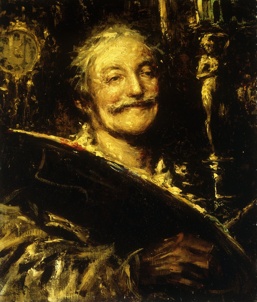 Bir Otoportre, by Antonio Mancini