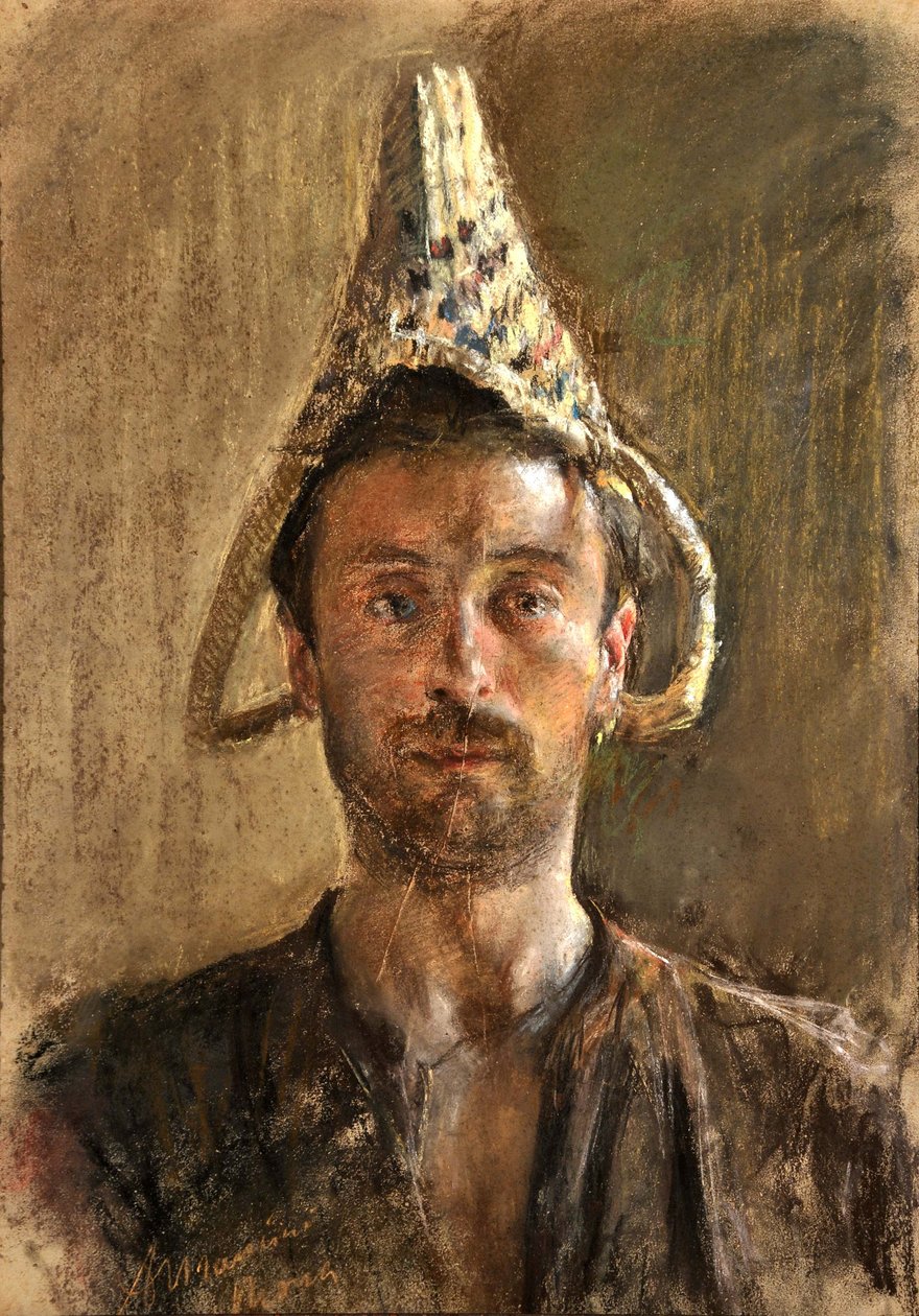 Otoportre, 1880. by Antonio Mancini