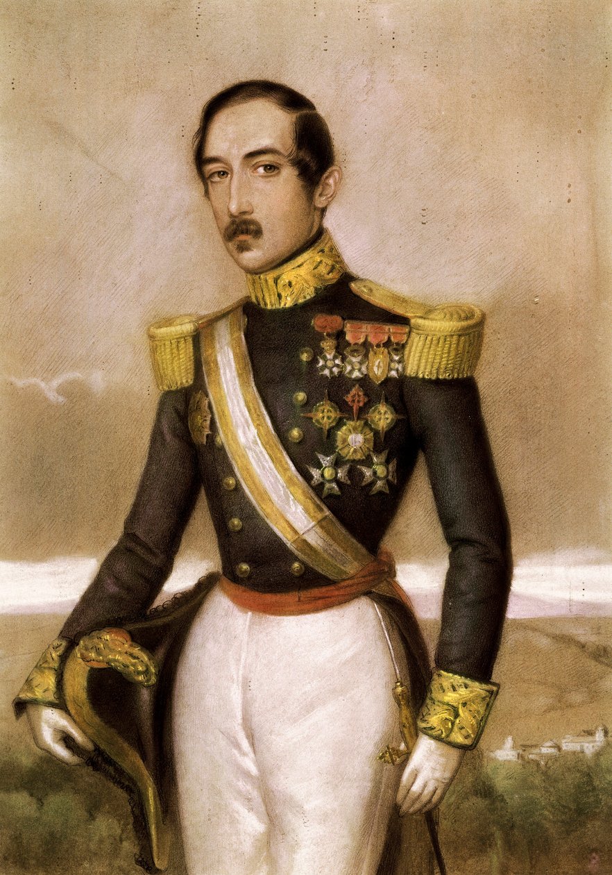 Askeri Manuel Gutierrez de la Concha e Irigoyen'in portresi (1806-1874) by Antonio María Esquivel y Suárez de Urbina