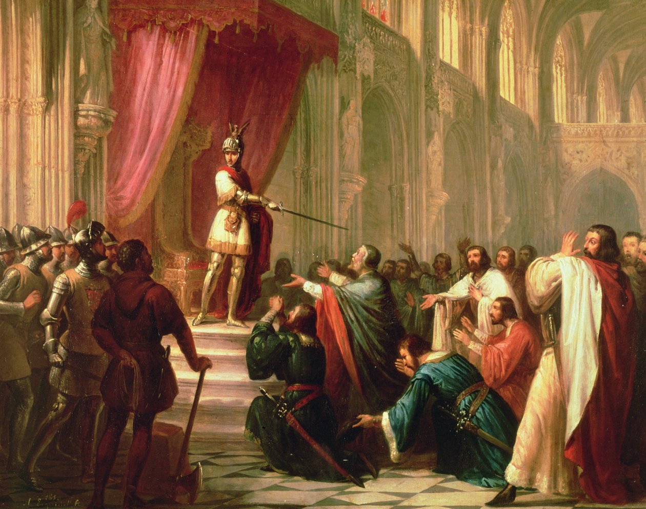 Huesca'nın Çanı (tuval üzerine yağlı boya) by Antonio María Esquivel y Suárez de Urbina