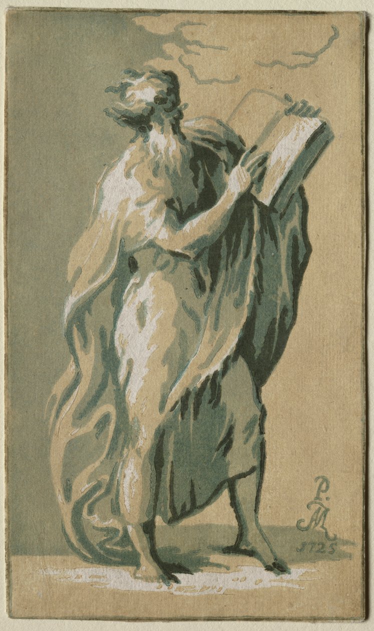 Yaşlı Bir Adam Ayakta by Antonio Maria I Zanetti