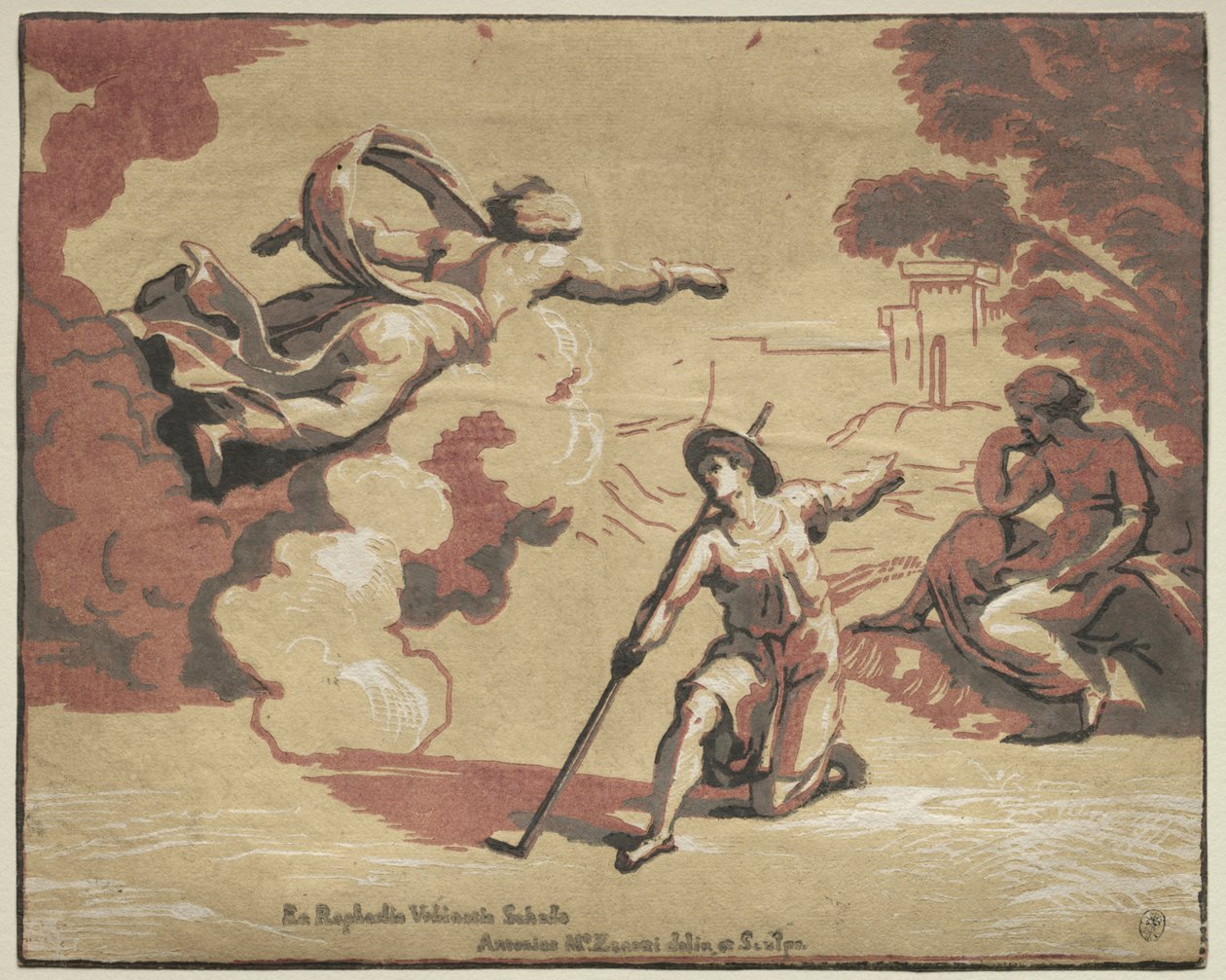 Tanrı İshak'a Görünüyor by Antonio Maria I Zanetti