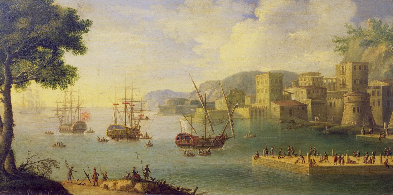 Leghorn Limanı by Antonio Maria Viani