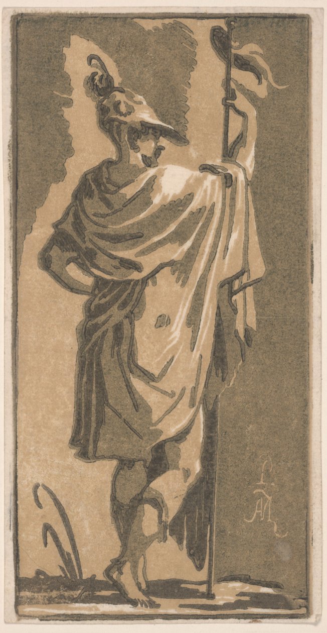 Aziz James (kağıt üzerine mürekkep) by Antonio Maria Zanetti