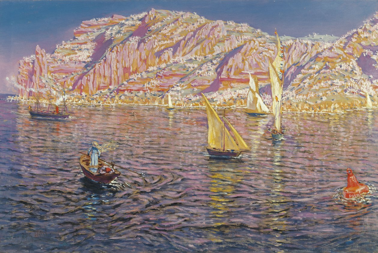 Palma de Mallorca Körfezi manzarası by Antonio Munoz Degrain