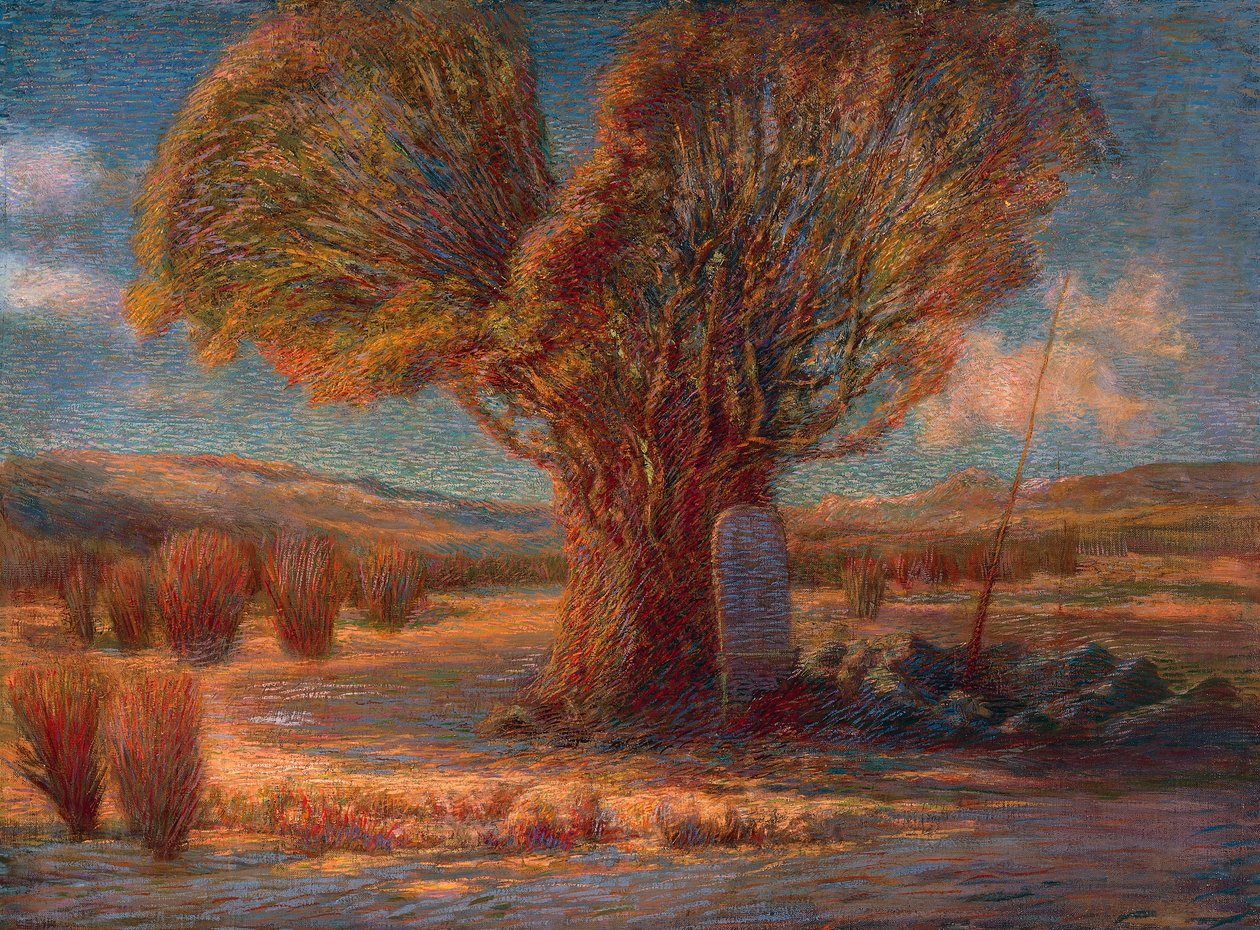 Caprera (Çam), Antonio Pasinetti (1863-1940), tuval üzerine yağlı boya, 70x95 cm. İtalya, 20. yüzyıl. by Antonio Pasinetti