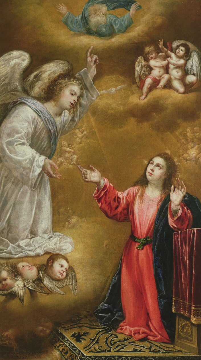 Müjde, 1637 by Antonio Pereda y Salgado