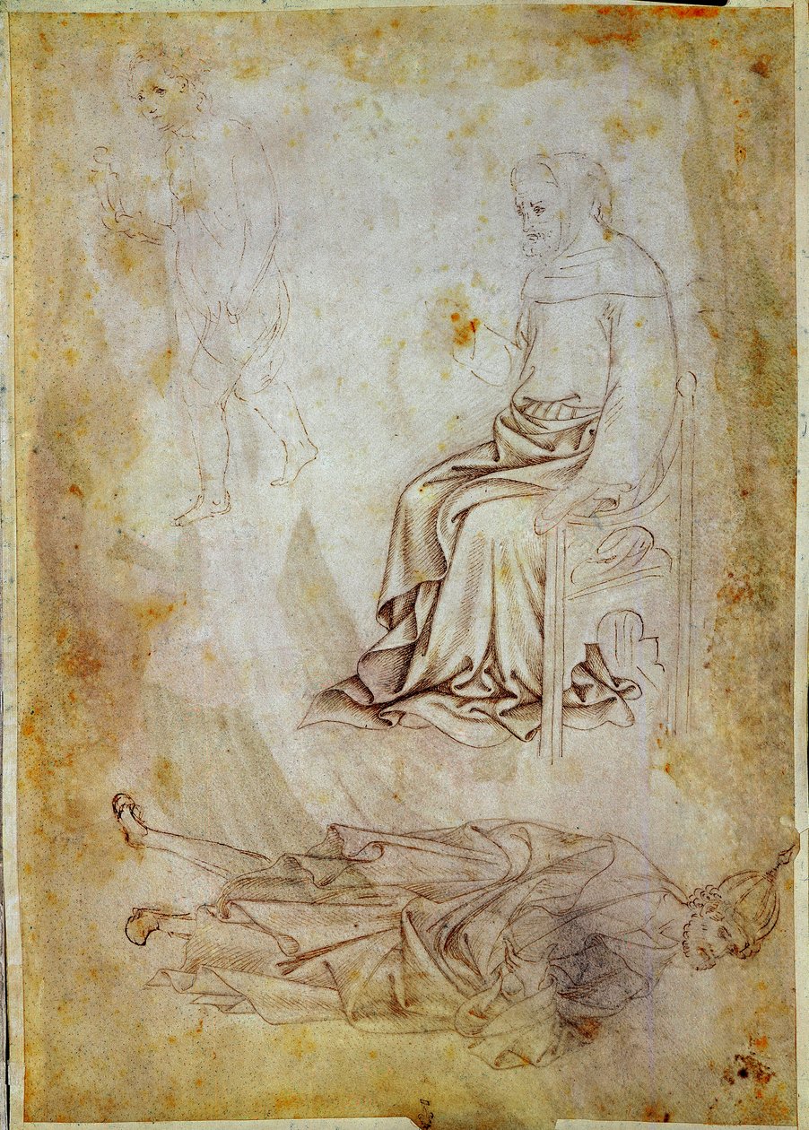 Çizim Antonio di Puccio Pisano dit Pisanello (1395-1455) Chantilly, Musee Conde by Antonio Pisanello