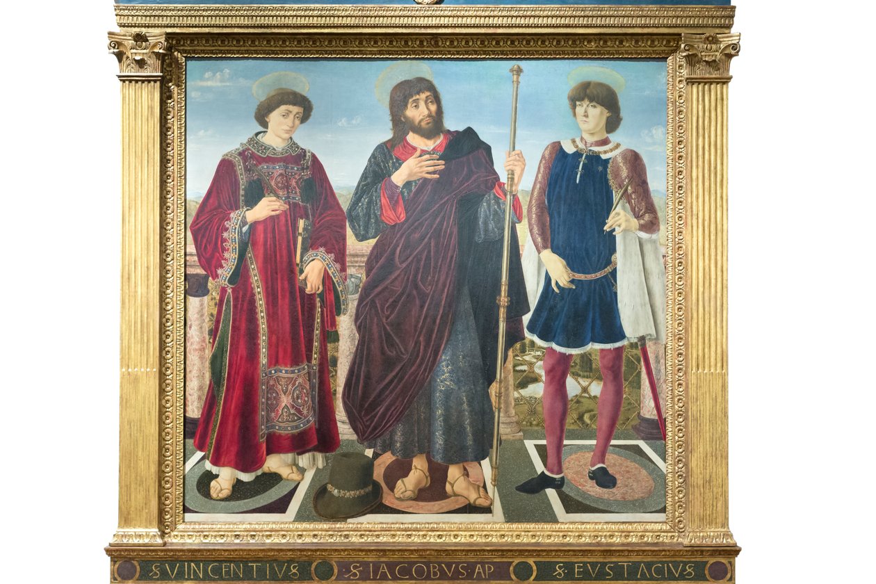 Aziz Vincent, Aziz James ve Aziz Eustace by Antonio Pollaiolo