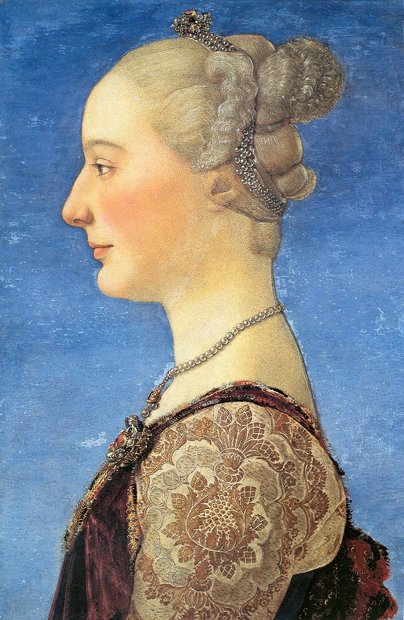 Genç Bir Kadının Portresi, 1475 by Antonio Pollaiuolo