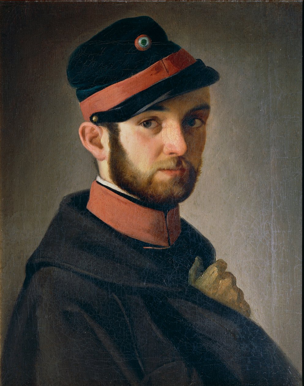 Toskana Gönüllüsünün Portresi, Antonio Puccinelli by Antonio Puccinelli