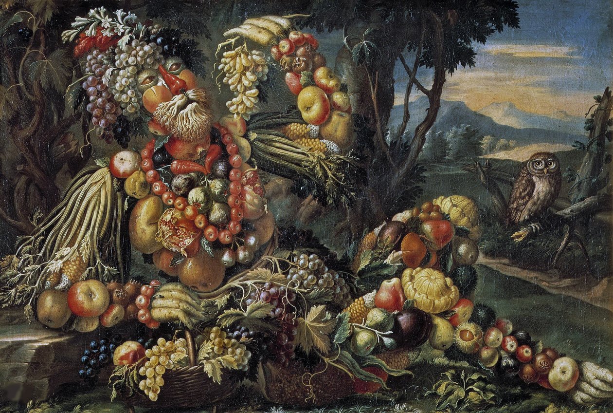 Dört Mevsim: Sonbahar, 1685 ve 1695 Arası. by Antonio Rasio