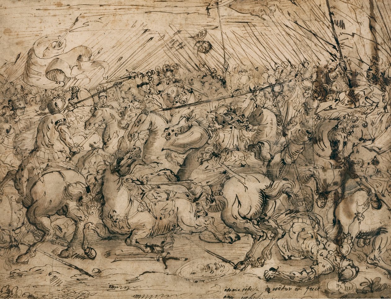 Savaş sahnesi by Antonio Tempesta
