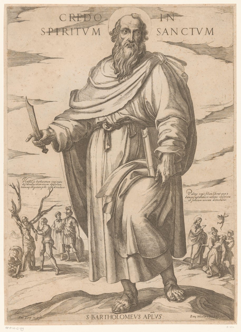 Heilige Bartolomeüs üzerinde Kutsal Ruh