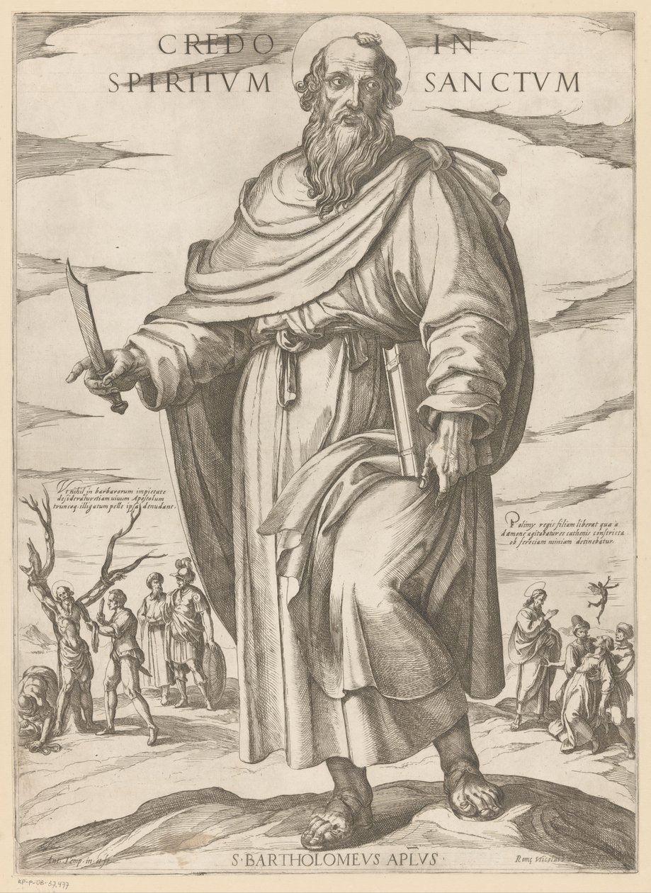 Heilige Bartolomeüs üzerinde Kutsal Ruh