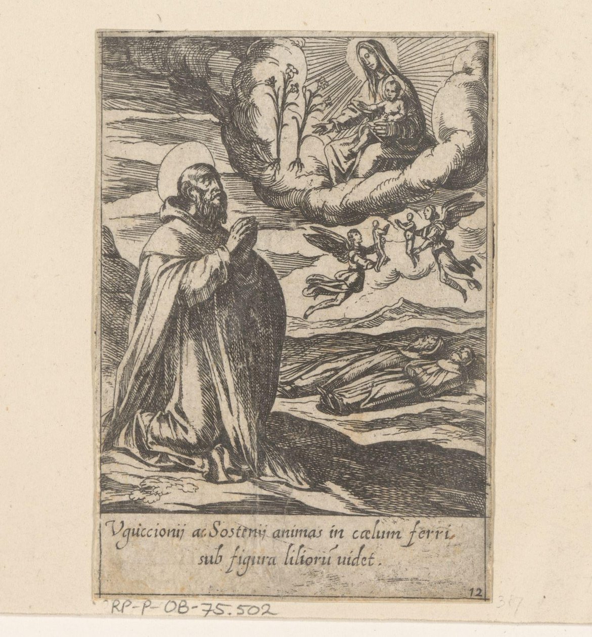 Philippe bidt voor de zielen van twee broeders Het Leven van Philippe Benitius (dizi adı) B. Benicius Florent
