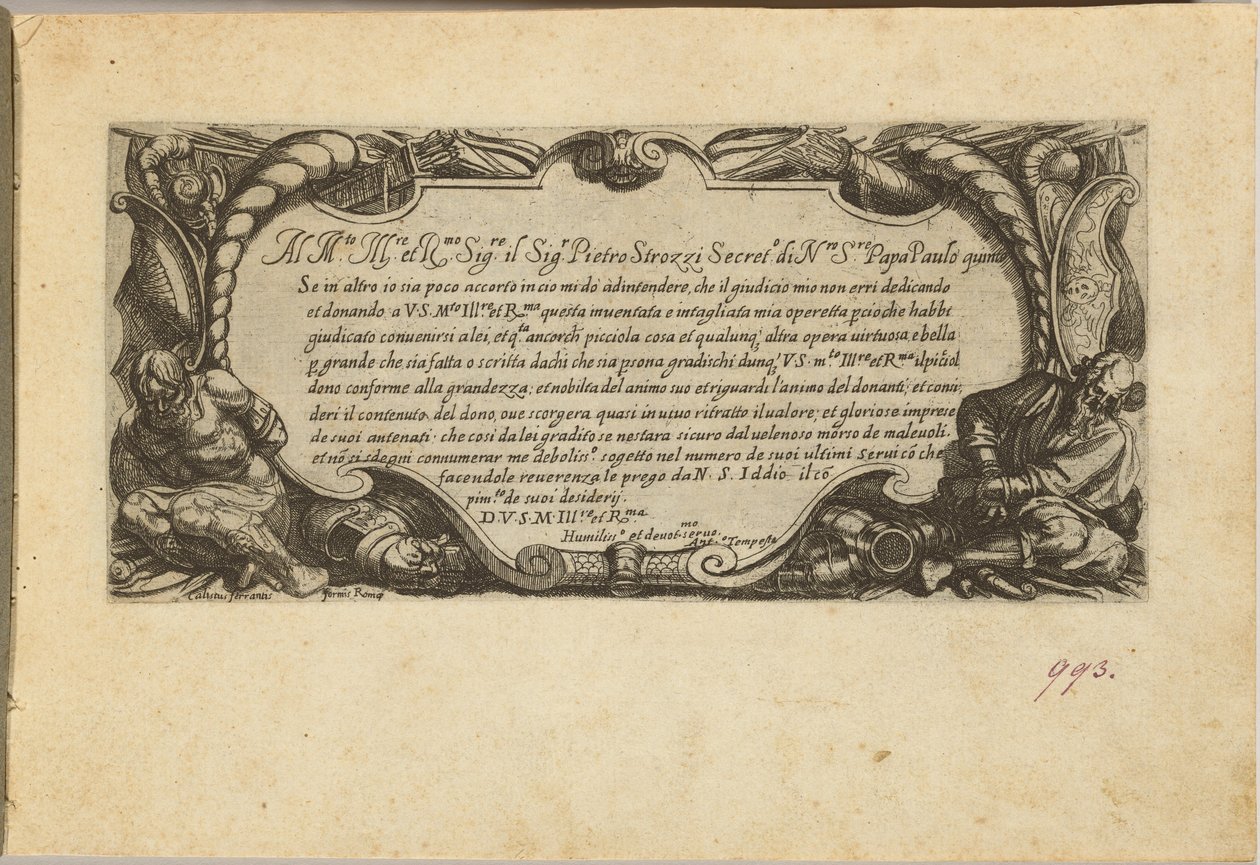 Frontispiece: Pietro Strozzi