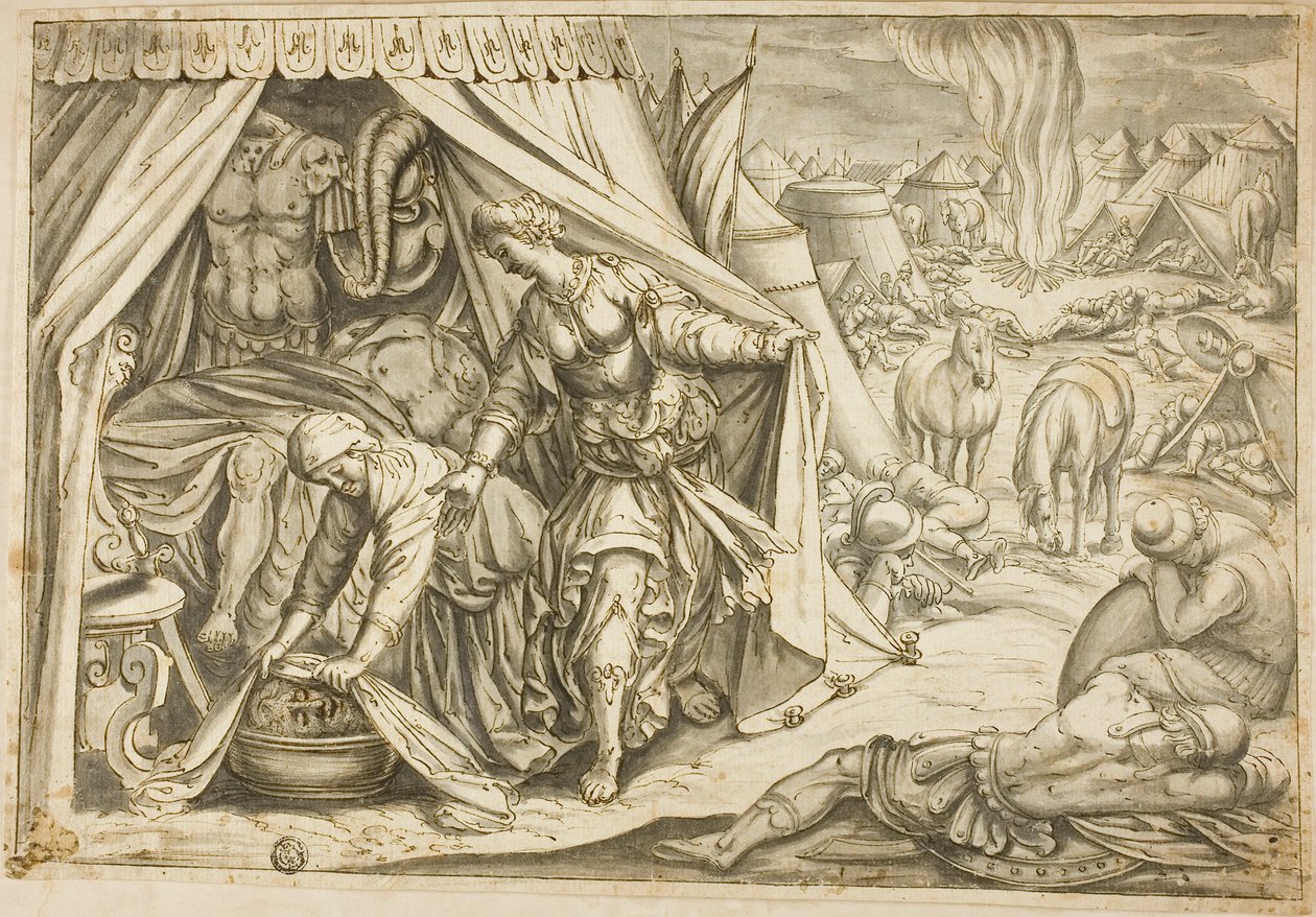 Judith ve Holofernes by Antonio Tempesta