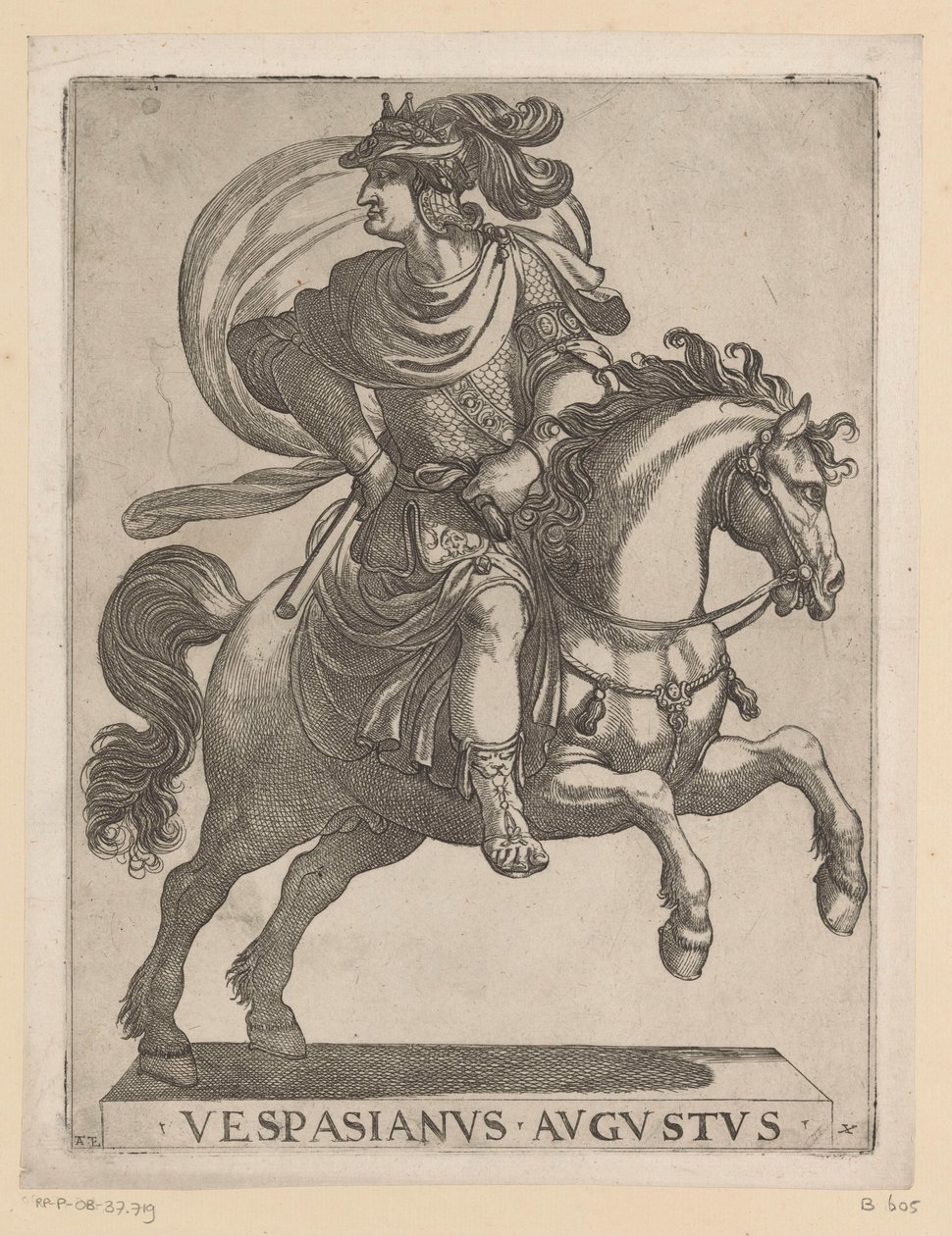 At sırtında İmparator Vespasian At Sırtındaki İlk On İki Roma İmparatoru (dizi başlığı) Equestri