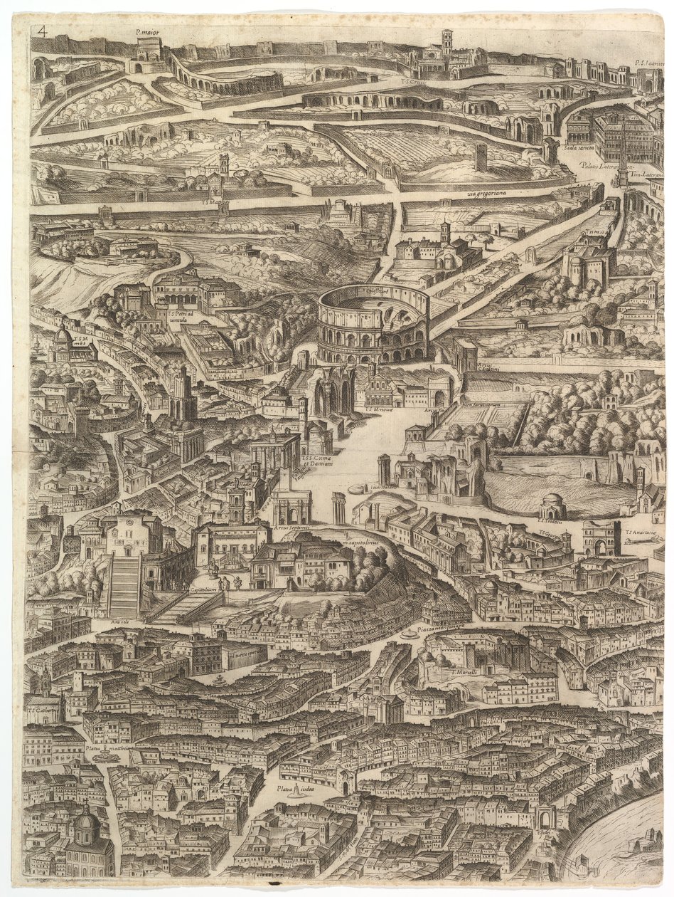 Roma Şehir Planı. Aracoeli