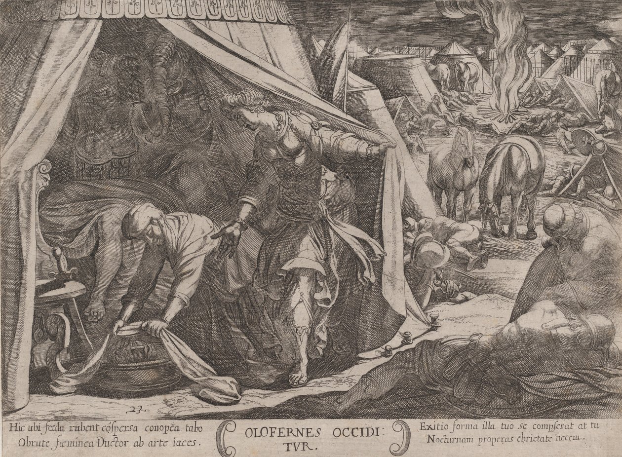 Levha 23: Judith ve Holofernes, 
