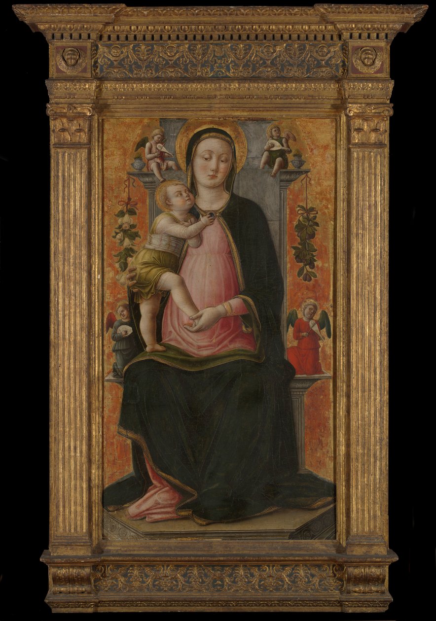 Bakire ve Çocuk Enthroned by Antonio Vivarini