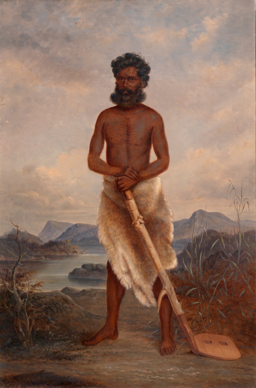 Avustralyalı Adam, ca. 1893. by Antonio Zeno Shindler