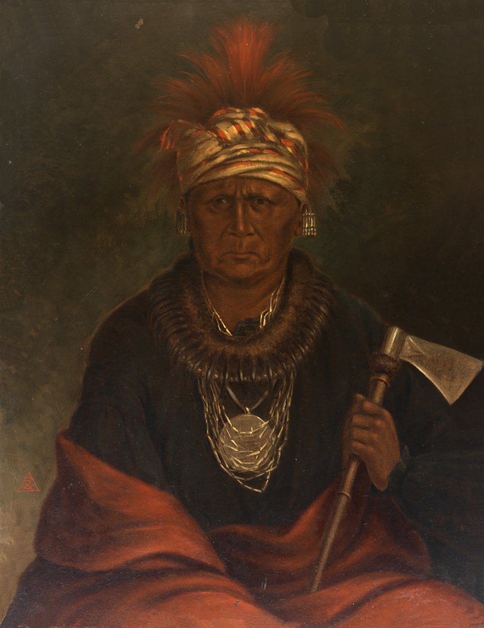 Keokuk Dikkatli Tilki, yak. 1876-1899. by Antonio Zeno Shindler