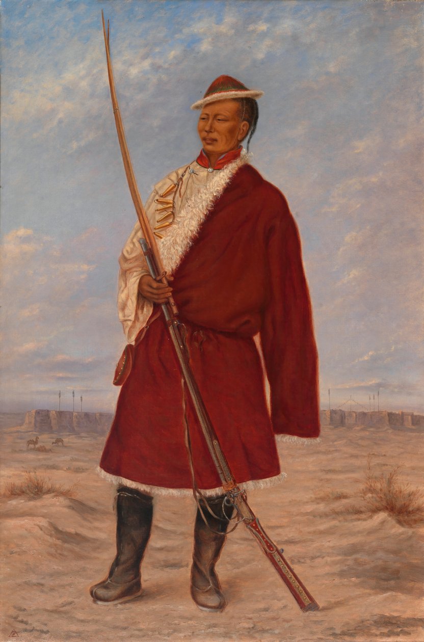 Tibet Adam, yaklaşık 1893. by Antonio Zeno Shindler