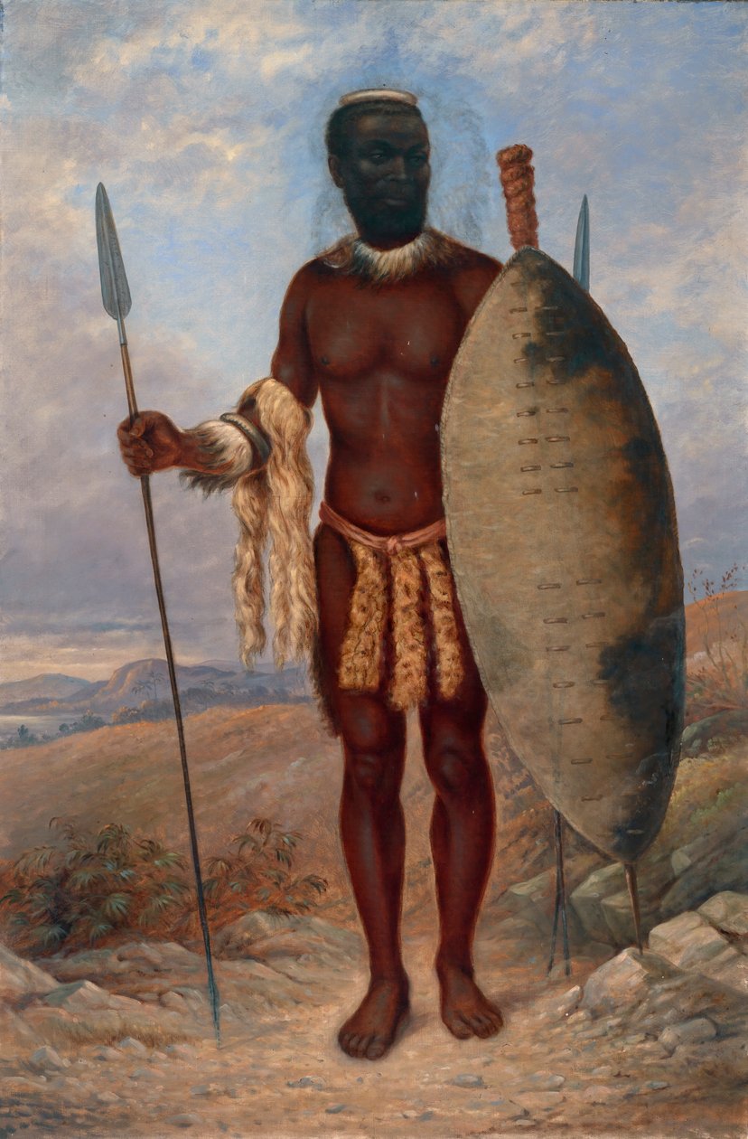 Zulu Adam, ca. 1893. by Antonio Zeno Shindler