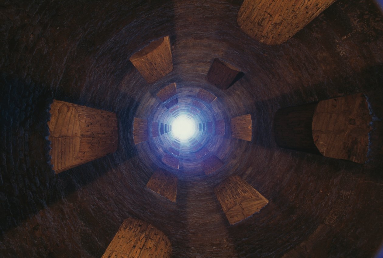 St Patrick's Well'in görünümü by Antonio da (1483 1546) Sangallo