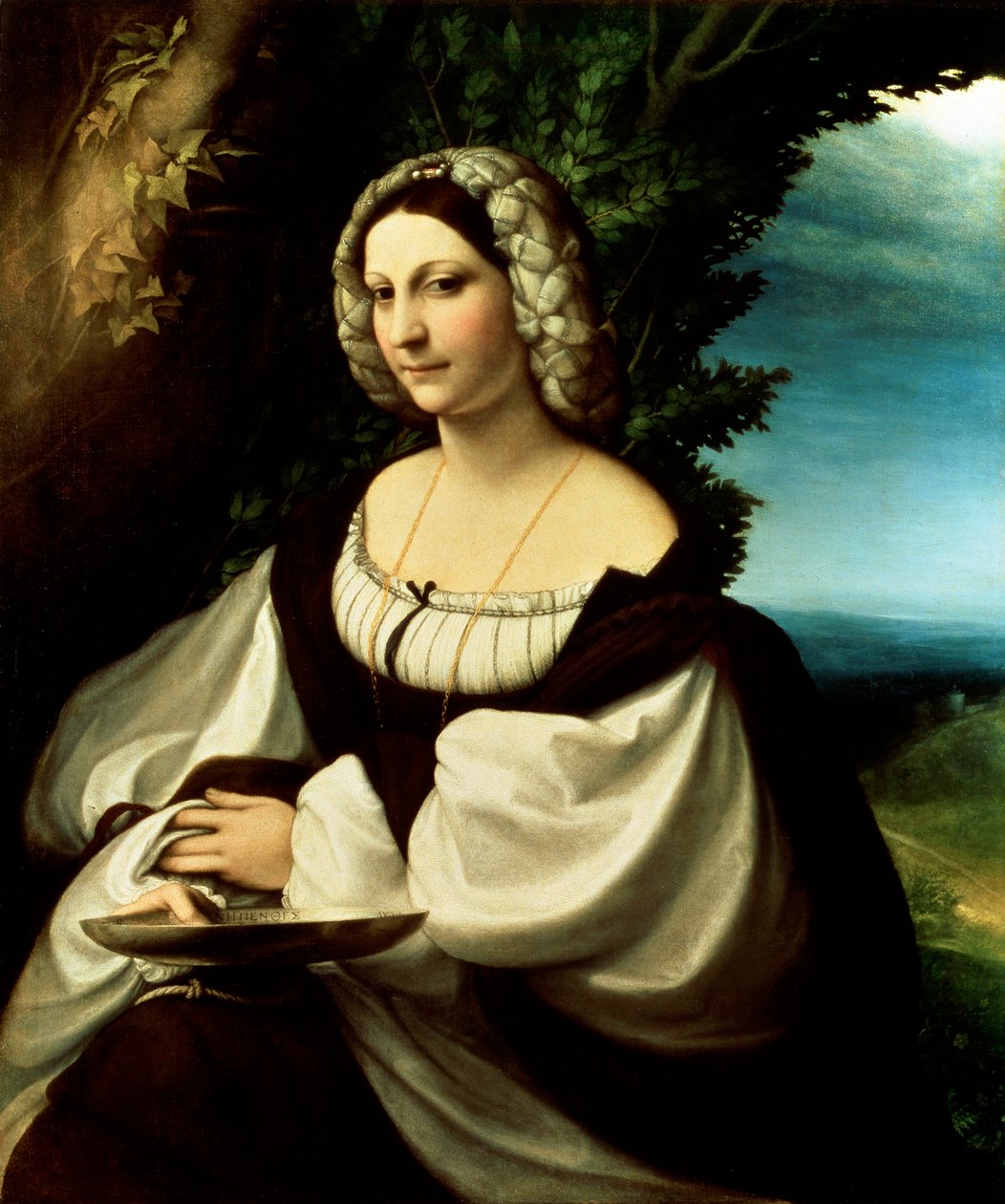 Kadın portresi, c1518. by Antonio da Correggio