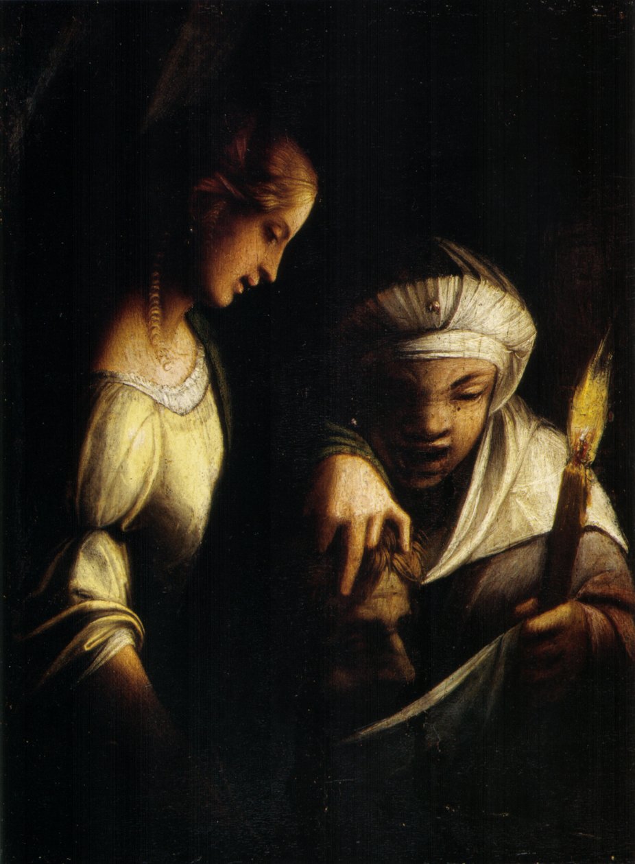 Judith ve Hizmetçisi by Antonio da Correggio