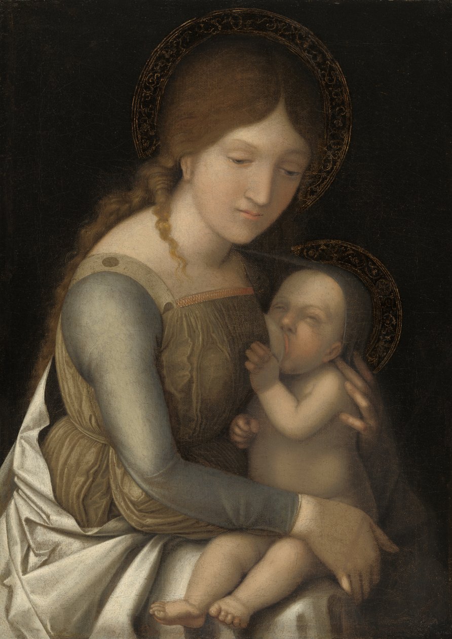 madonna ve çocuk by Antonio da Correggio
