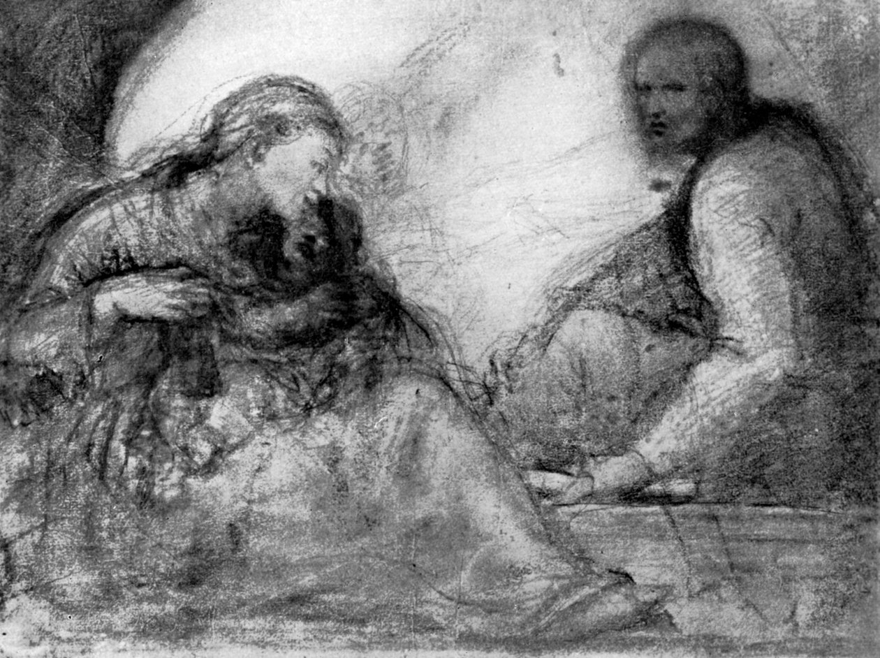 Madonna ve Çocuk ve Aziz Joseph, 16. yüzyılın başları, 1931. by Antonio da Correggio
