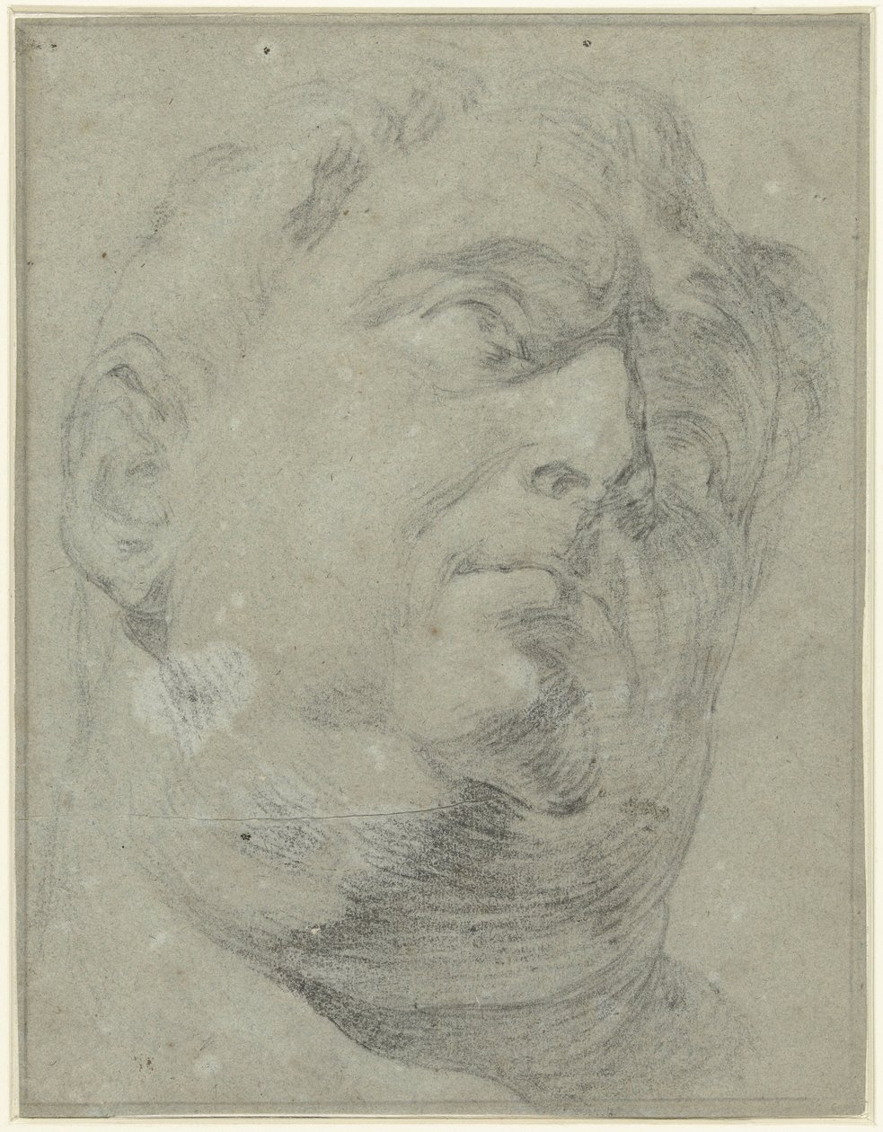 Presunto Vitellio'nun antik Roma mermeri büstü by Antonio da Cremona