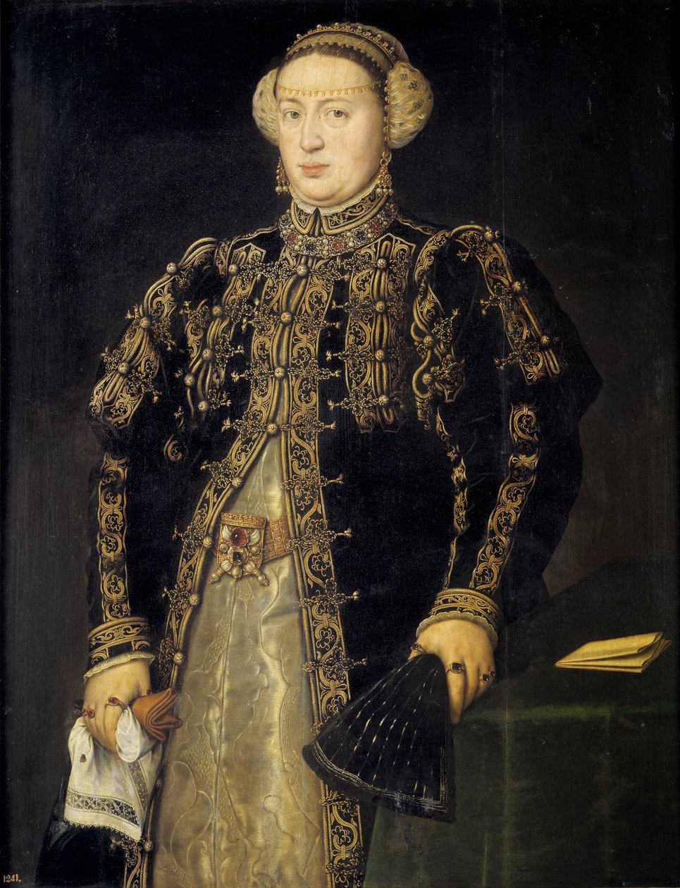 Avusturyalı Catherine 1507-1578, Portekiz Kraliçesi, 1552-1553 by Antonis Mor