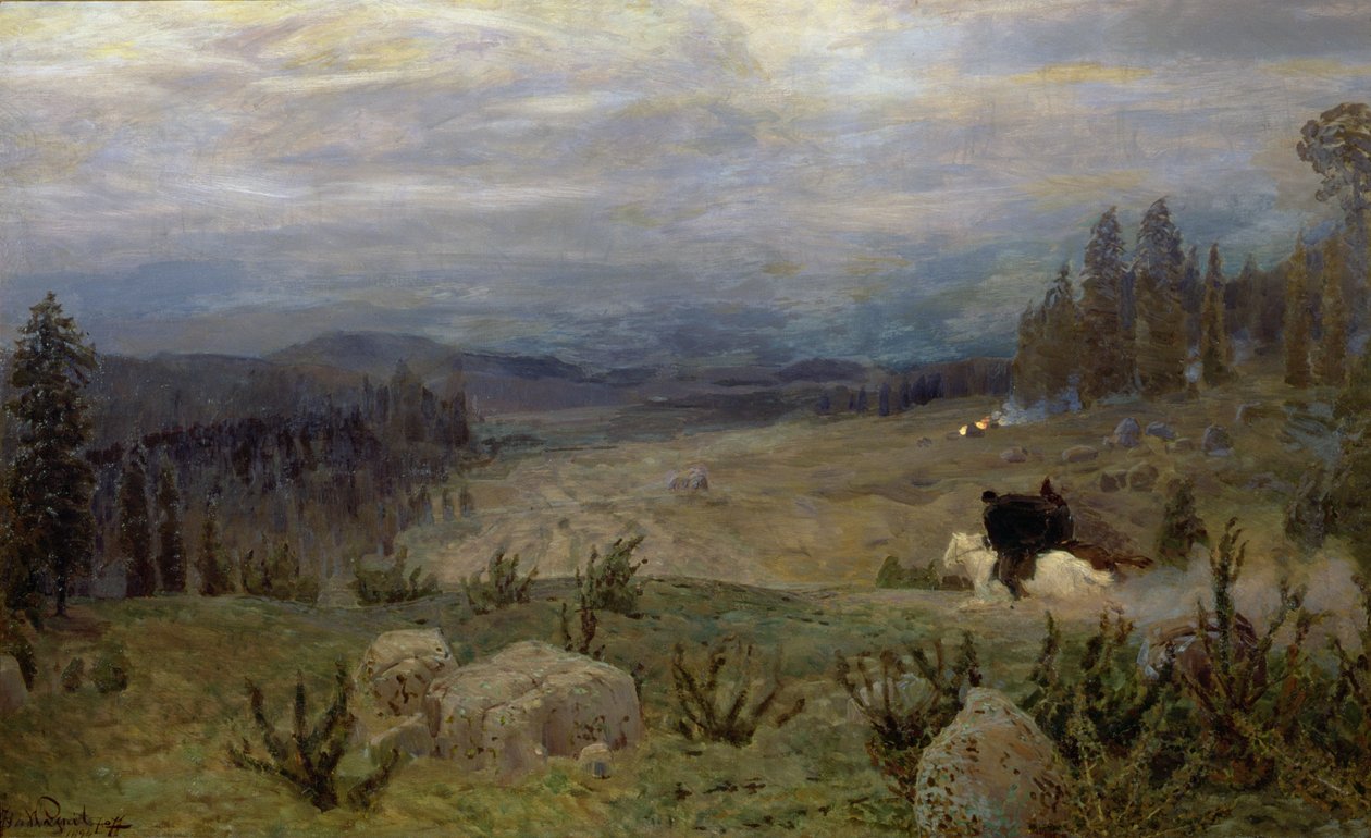 Sibirya, 1894 by Apollinari Mikhailovich Vasnetsov
