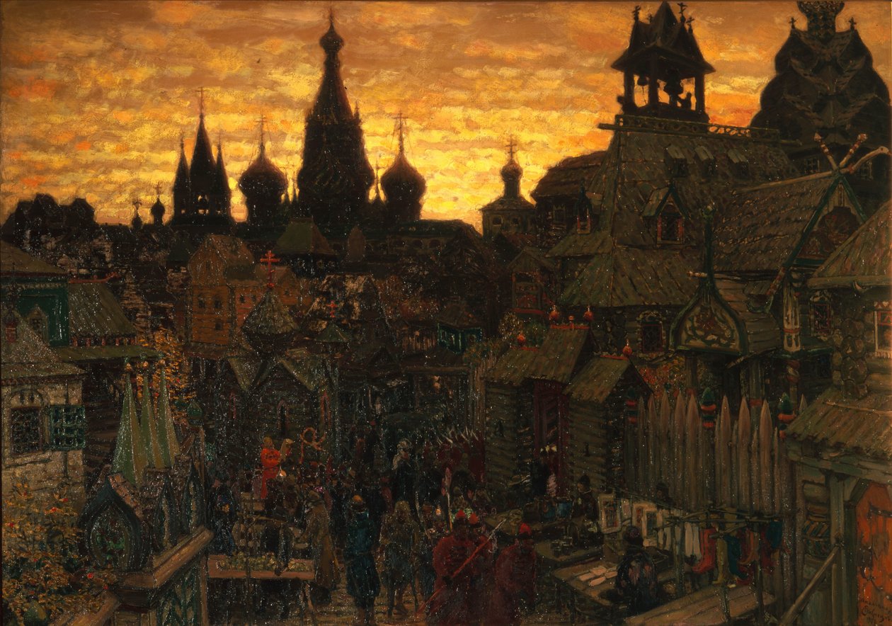 Antik Moskova. 17. yüzyılda Kitay-gorod