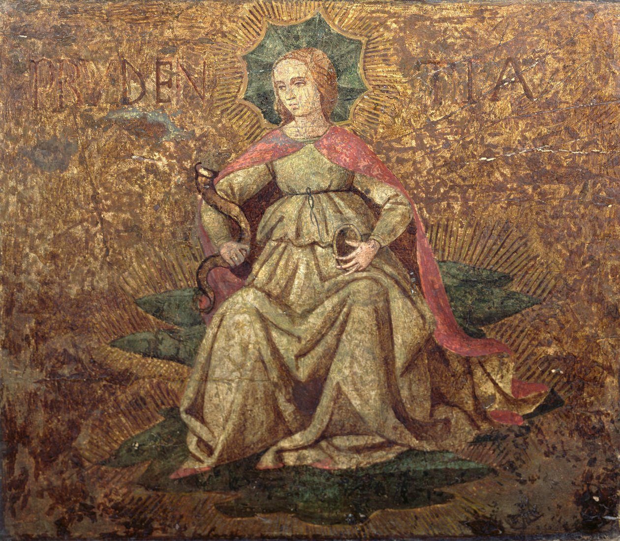 Prudence Alegori, bir cassone