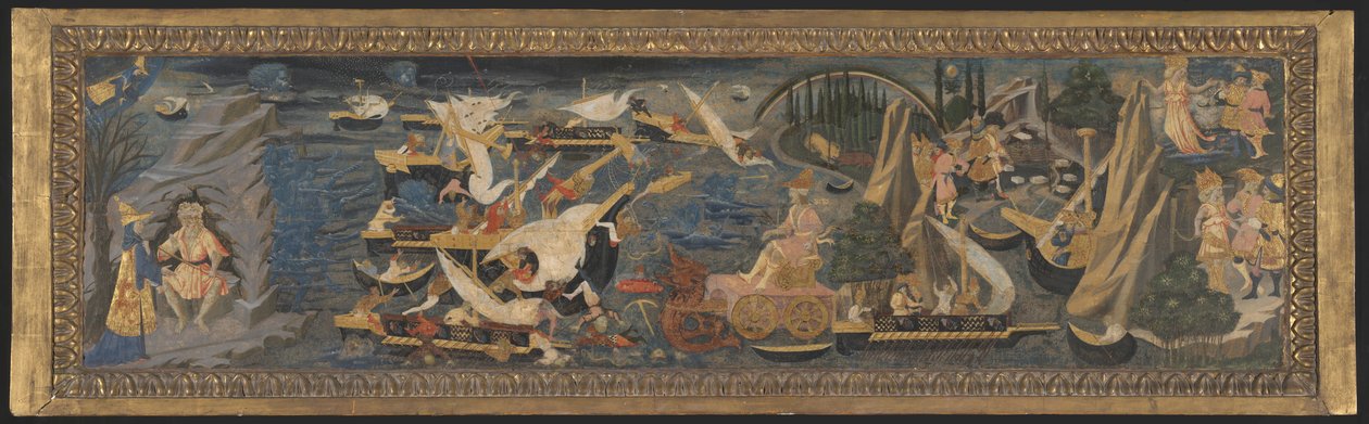 Aeneas Gemi Enkazı by Apollonio di Giovanni