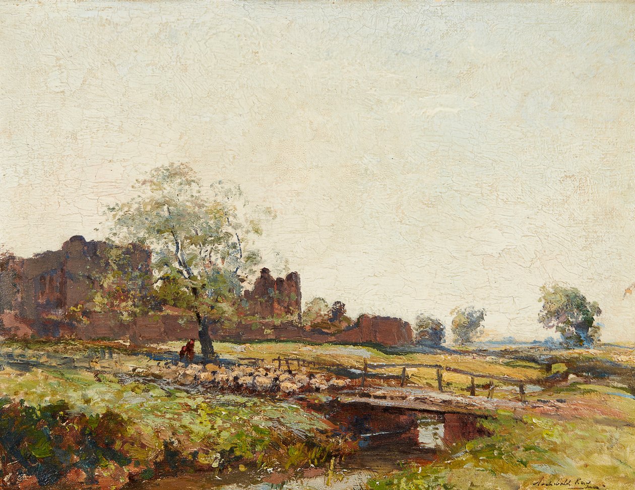 Kenilworth Kalesi (gemide petrol) by Archibald Kay