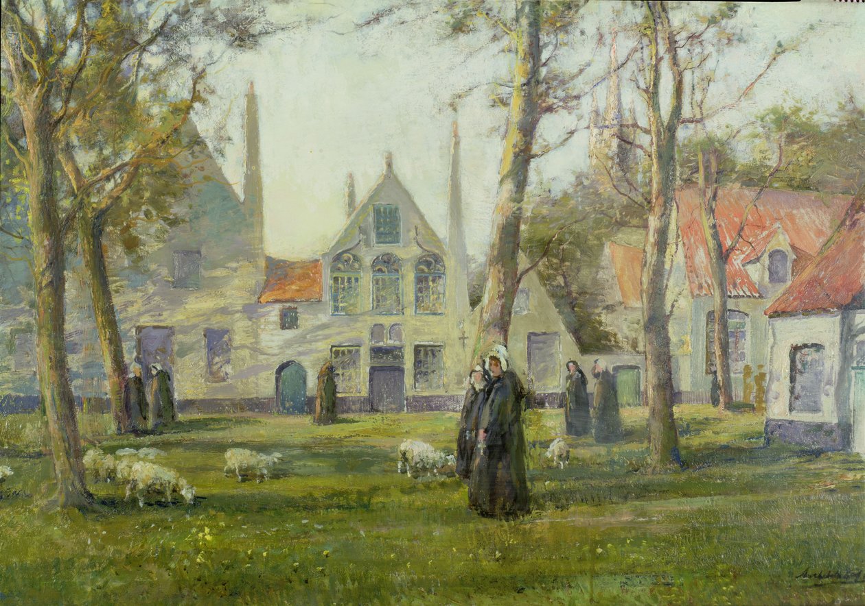 Beguinage, Brugge by Archibald Kay