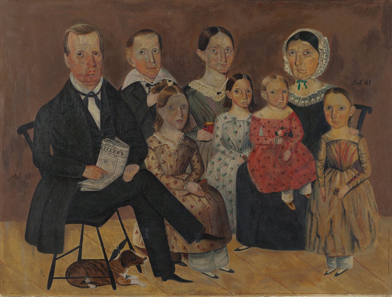 John J. Wagner Aile Portresi by Archie Thompson