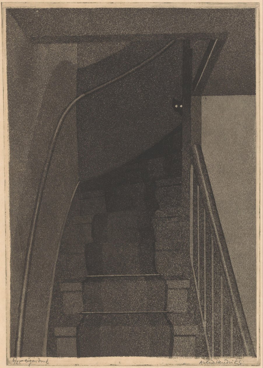 Tuzak (nesne üzerindeki orijinal başlık) by Arend Hendriks (signed by artist)