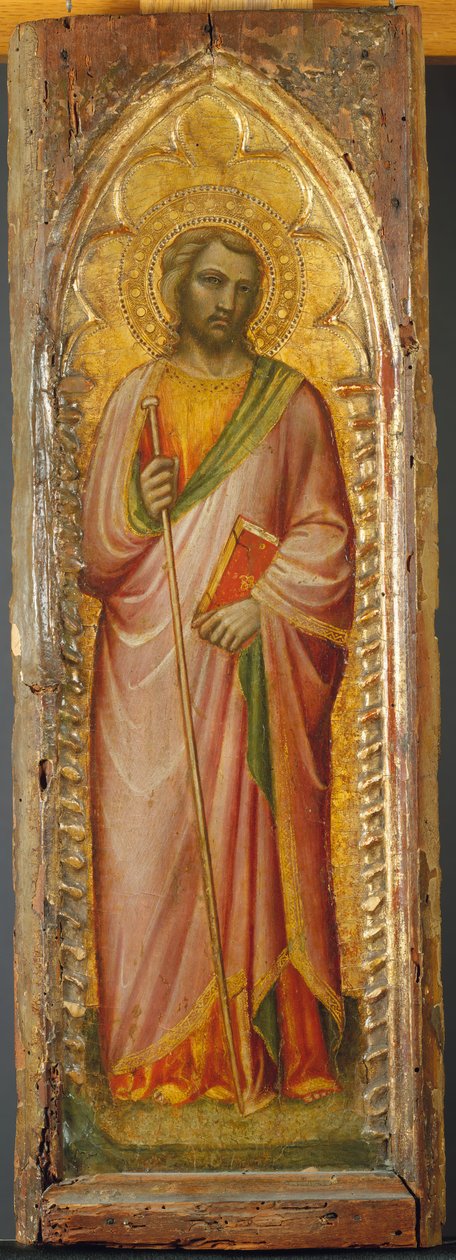 Bir Aziz, Muhtemelen Büyük Yakup, 1384-85. by Aretino Luca Spinello or Spinelli