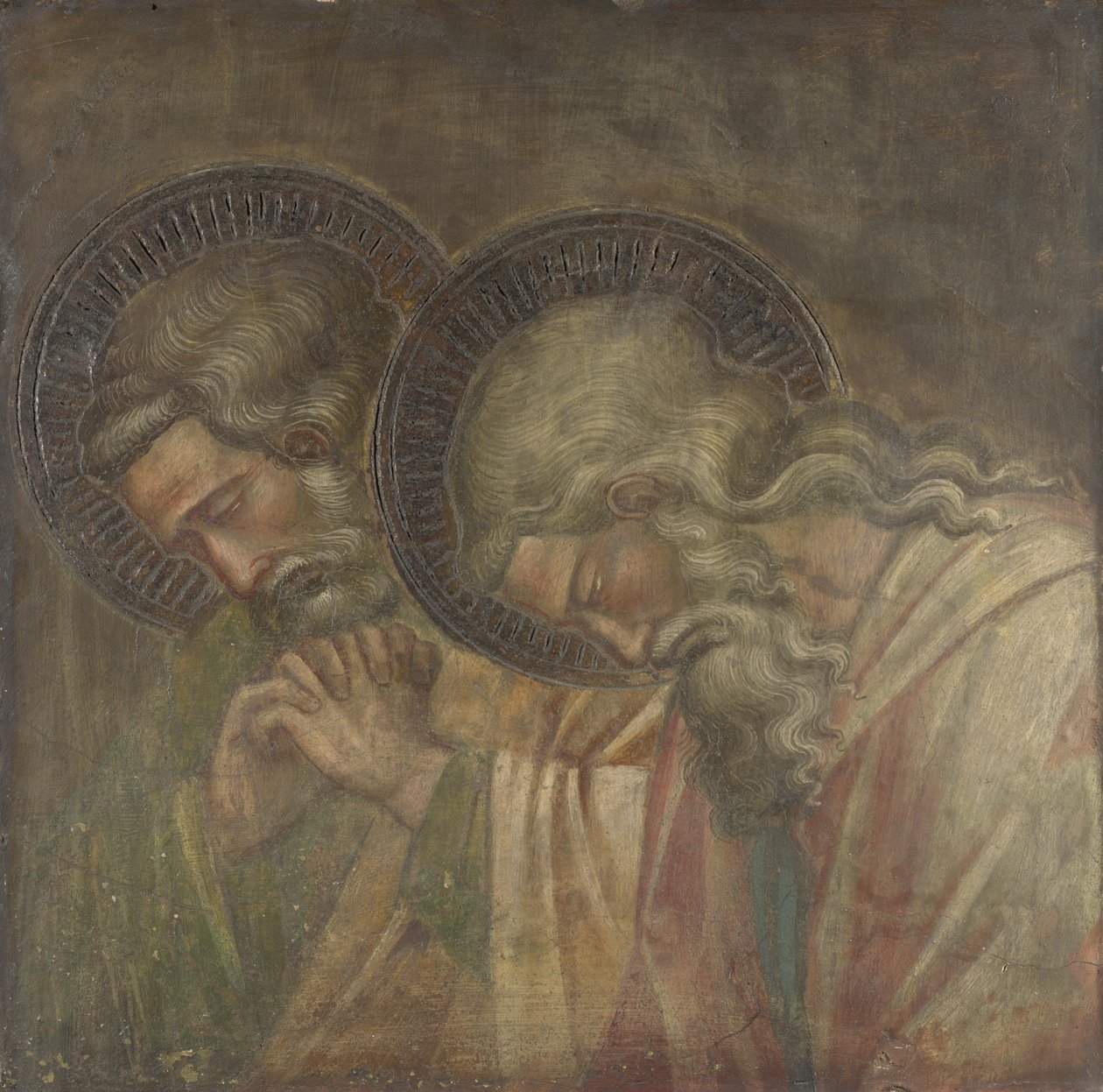İki Haloed Yaslı, 1390 civarı by Aretino Spinello