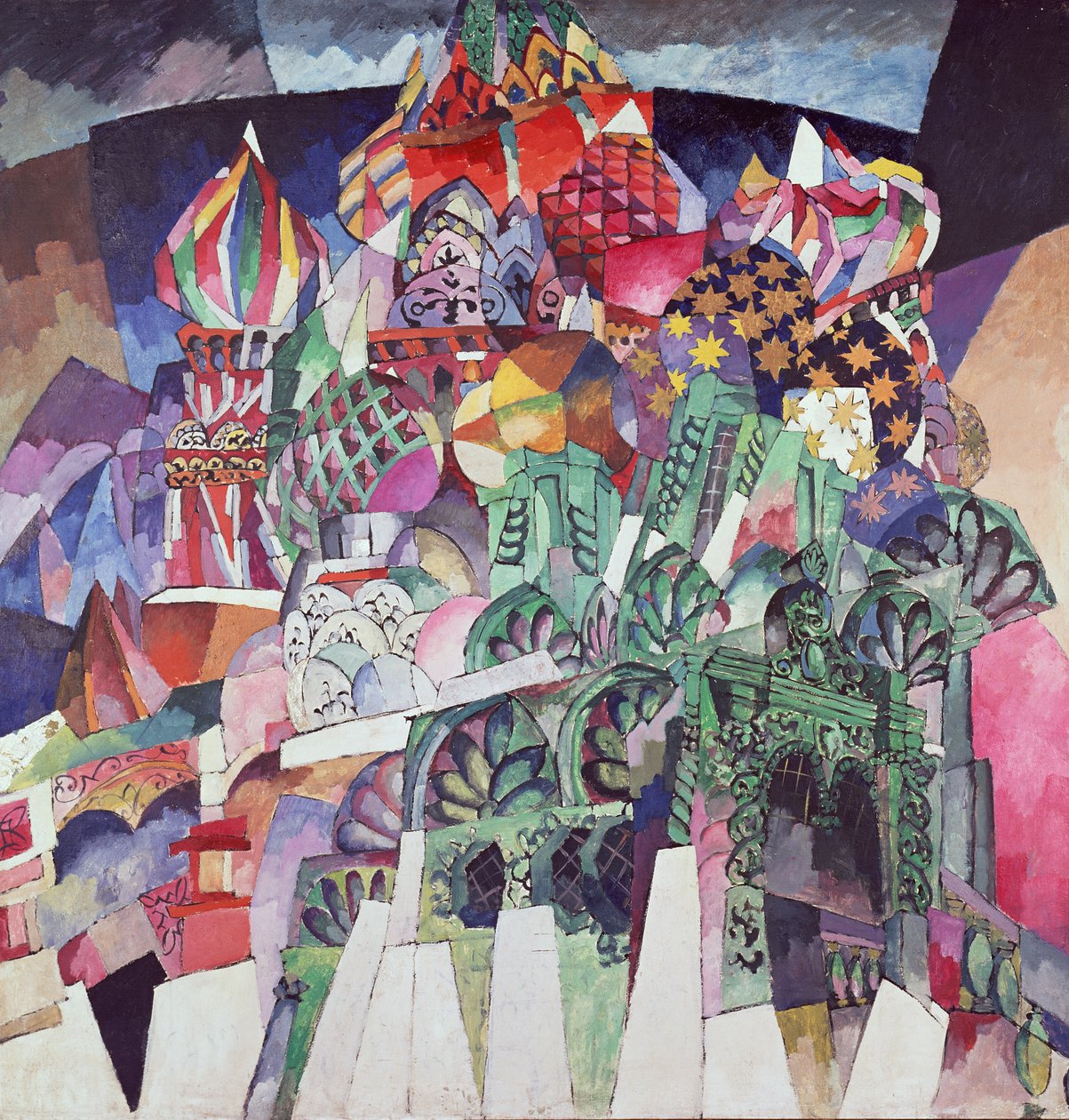 Basil Kutsal Katedral by Aristarkh Vasilievic Lentulov