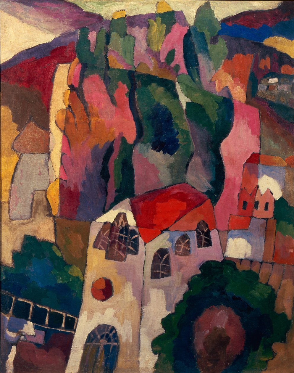 Kavaklar, 1916 by Aristarkh Vasilievic Lentulov